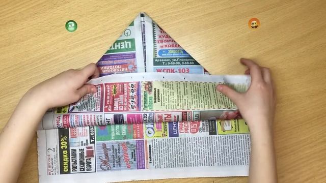 Как сделать ПИЛОТКУ из газеты смотреть онлайн