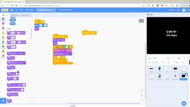 How To Make an AMAZING FNAF Game on Scratch Part 2 смотреть онлайн