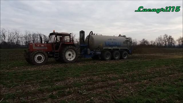 Spargimento Liquami 2016-Fiatagri 130/90-Landini Landpower 125