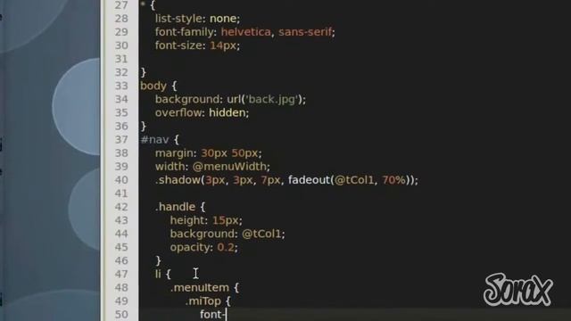 jQuery 5 Вертикальное меню для сайта CSS, JQuery смотреть онлайн