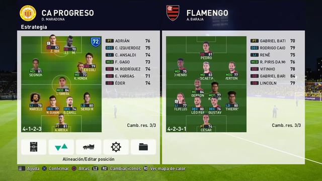 PES 2021 PROGRESO VS FLAMENGO SEMIFINAL DE LIBERTADORES смотреть онлайн