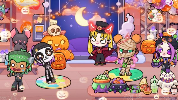 ХЕЛЛОУИНСКАЯ ВЕЧЕРИНКА В АВАТАР ВОРЛД | AVATAR WORLD | TOCA BOCA