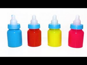 БУТЫЛОЧКИ с ИГРУШКАМИ УЧИМ ЦВЕТА Разноцветные слаймы МАША И МЕДВЕДЬ Смешарики МИМИМИШКИ