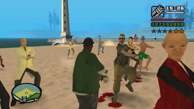 Обзор модов в GTA: San Andreas #8 - Школа Gangnam style смотреть онлайн