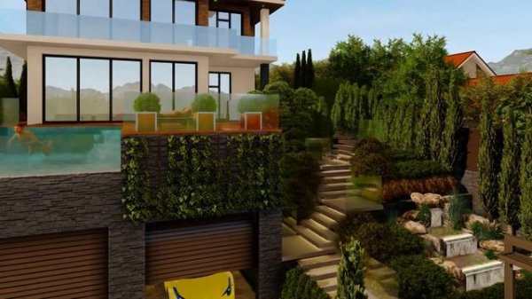 Ландшафтный дизайн в стиле Хай Тек (High-tech) Сочи от компании DREAM PARK