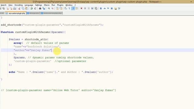 Wordpress Plugin Development tutorial from scratch (Part 21) Parameterized Shortcodes in Wordpress смотреть онлайн