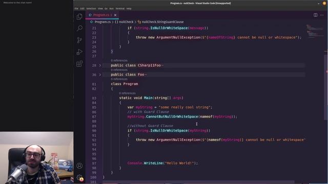 .NET Chat - The Null-Check operator смотреть онлайн