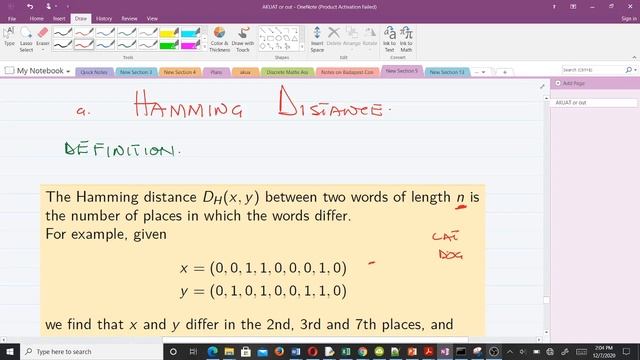 Hamming Distance (Metrics & Information) смотреть онлайн