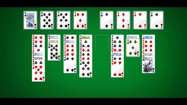 Карточная игра Солитер смотреть онлайн