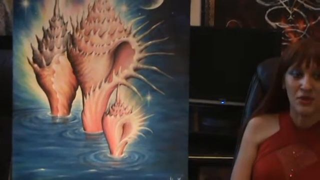 Гигантские ракушки, тайна океана. София Голдберг. Ocean Fantasy Art, big shells смотреть онлайн