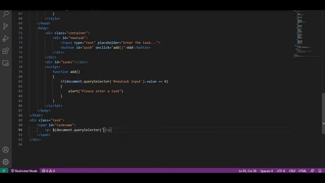 How to create To-do list using html css and Javascript | create To-do list using html css смотреть онлайн