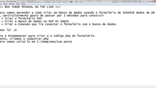 Tutorial Php+Sql [BancoDeDados] Comando Insert смотреть онлайн