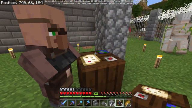 Let's Play Minecraft - Ep.262 : Time Traveling/Villager Life! смотреть онлайн