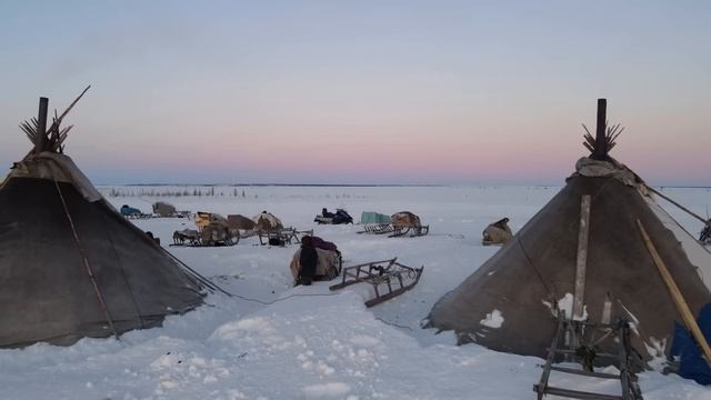 North Nomads Life In Winter. Ural Mountains And Tundra Life. Russia. Full Film.