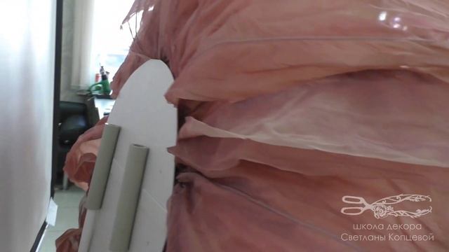 Большой цветок из ткани смотреть онлайн