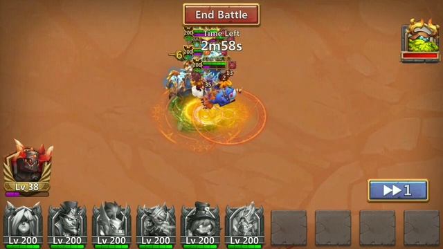 Castle clash | Challenge a Warden | killed Oracle смотреть онлайн