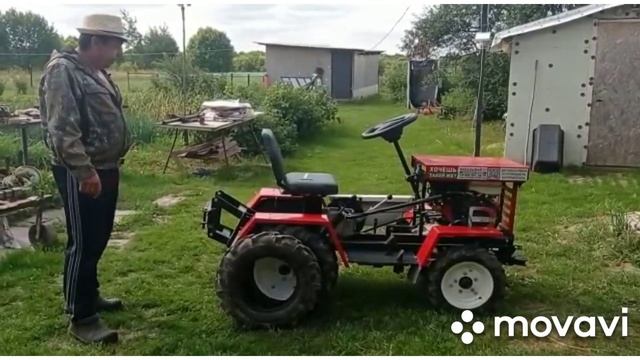 Агромаш МТ 110,Шины ozka,скорость. смотреть онлайн