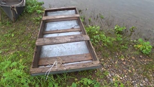 ТАКУЮ ЛОДКУ СДЕЛАЕТ КАЖДЫЙ! САМОДЕЛЬНАЯ ПЛОСКОДОНКА ДЛЯ РЫБАЛКИ И ОХОТЫ. ОБЗОР И ТОНКОСТИ ИЗДЕЛИЯ.