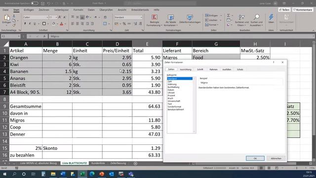 15, Excel Basis, Blattschutz, Blatt sperren, Zellen sperren, Zellen entsperren смотреть онлайн