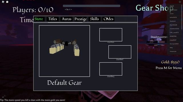 ALL *NEW* SECRET OP CODES In Roblox Untitled Attack On Titan! (2022) смотреть онлайн