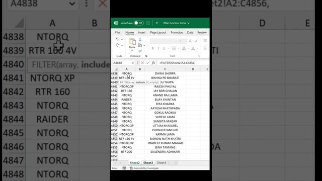 Excel Filter Function Hacks With Example смотреть онлайн
