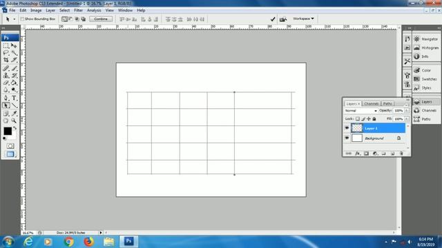 How to create table in Photoshop смотреть онлайн