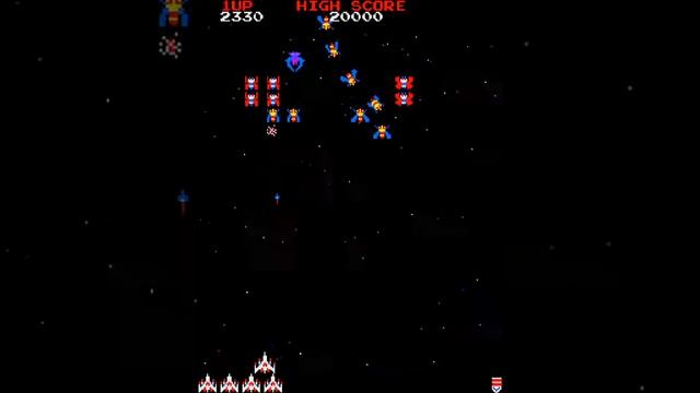 Galaga | 1981 | Arcade | Gameplay смотреть онлайн