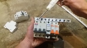 Подключение автоматов гребёнкой