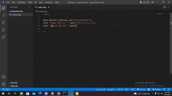 Date function | include | include_once | require | require_once ?? Urdu Hindi Tutorial in PHP #15 ✅