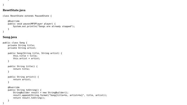 Code Review: Model of an mp3 player with state and prototype design patterns смотреть онлайн