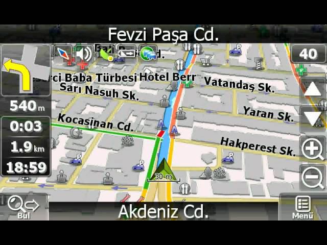 Navitel 5: Turkey Routing Demonstration (with Navitel.Traffic)