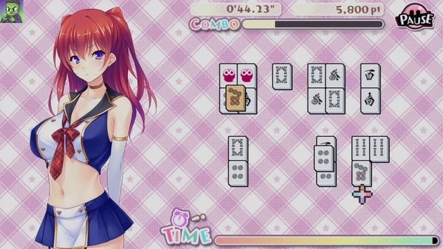 Delicious! Pretty Girls Mahjong Solitaire Nintendo Switch Gameplay смотреть онлайн