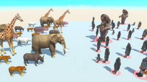 МЛЕКОПИТАЮЩИЕ ПРОТИВ МУТИРОВАННЫХ ПРИМАТОВ ?  Animal Revolt Battle Simulator