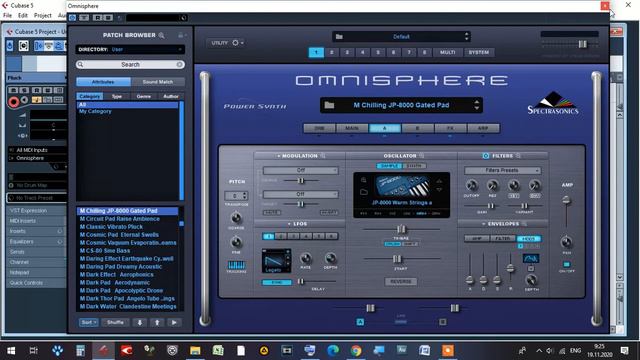 Автоматизация Omnisphere 2 в Cubase смотреть онлайн