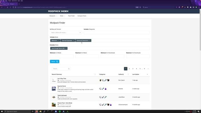 Find Minecraft Modpacks & Mods Easy!