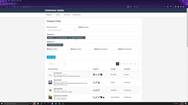 Find Minecraft Modpacks & Mods Easy!