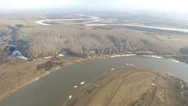 09.04.2016 Очень красивая панорама речки с Белого камня на 500 метрах смотреть онлайн