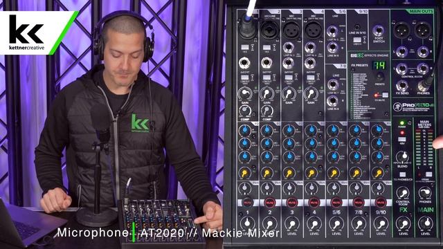 Setup Mackie ProFX10v3 Audio Mixer For Zoom смотреть онлайн