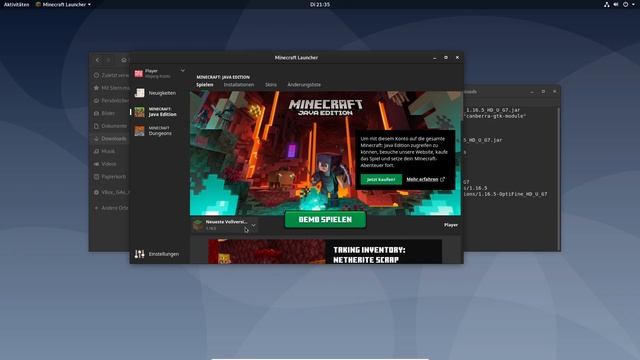 How to install Optifine on Linux {tutorial | Debian etc.} смотреть онлайн