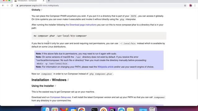 Install Composer on Mac смотреть онлайн