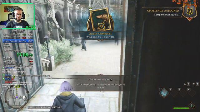 Hogwarts Legacy 1st day Speedrun in 37:21 - Hard Mode - 2nd place #Speedrun #hogwartslegacy #PB смотреть онлайн