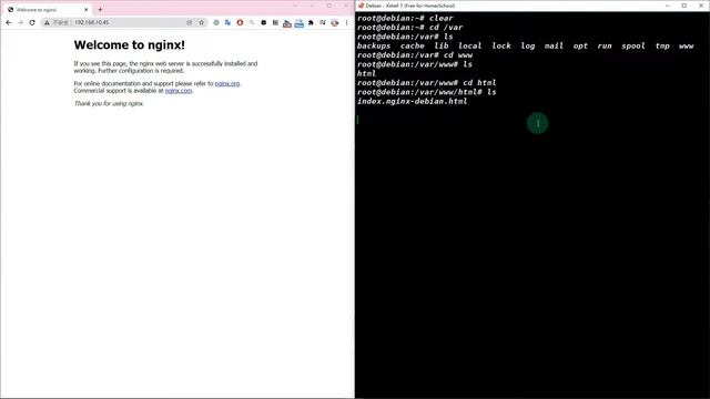 Debian 修改 Nginx 默认欢迎界面（index.html) | How to modify Ningx default welcome page(index.html) on Debian смотреть онлайн