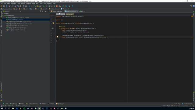 Firebase with Android Studio tutorial 2017 - part 2 - Writing Data to the Database смотреть онлайн