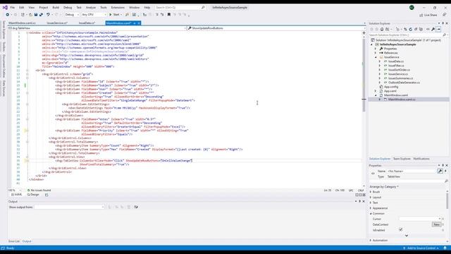WPF Data Grid - Virtual Data Source Editing смотреть онлайн