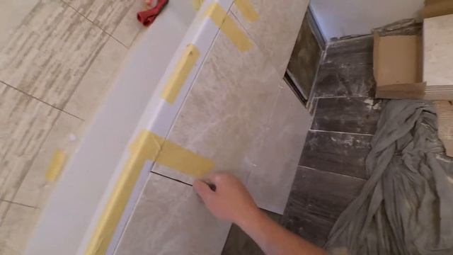 Облицовка экрана под ванной и лючка Невидимки. Ложу плитку с верху вниз!! смотреть онлайн