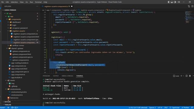Angular login - Firebase Authentication смотреть онлайн