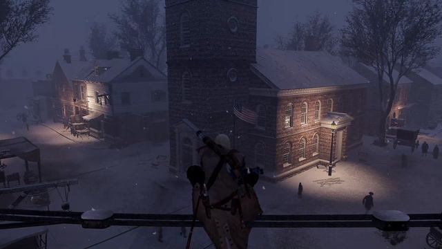 Assassin's Creed 3 Ambient Music, Relax In Boston At Snowing Night [ Soundtrack / Ambience ] смотреть онлайн