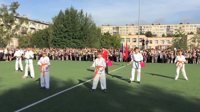 Показательные выступления Санкт-Петербургского Центра Ояма-каратэ смотреть онлайн