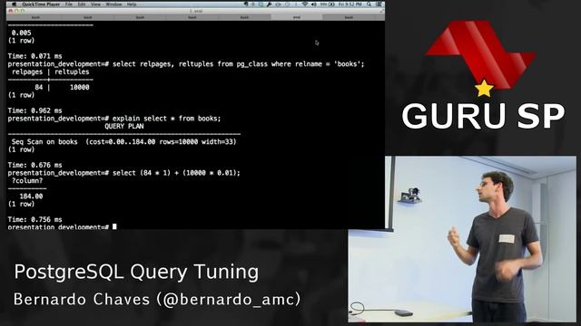 PostgreSQL Query Tuning por Bernardo Chaves смотреть онлайн