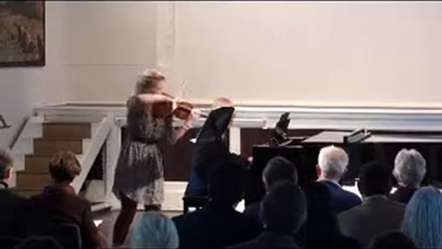 KATE LEE -- Violin Sonata No. 2 Mov 1 By K. Penderecki